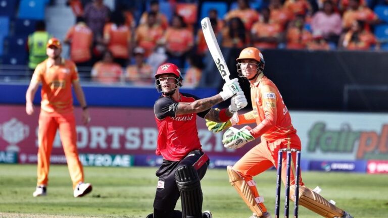 Desert Vipers suffer first ILT20 loss against Gulf Giants in close encounter