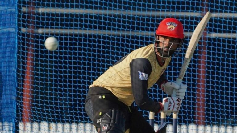 FAKHAR ZAMAN SAYS HE HAS NOT TURNED THE PAGE ON HIS INTERNATIONAL CAREER AS HE PREPARES TO PLAY FOR THE DESERT VIPERS IN THE DP WORLD ILT20
