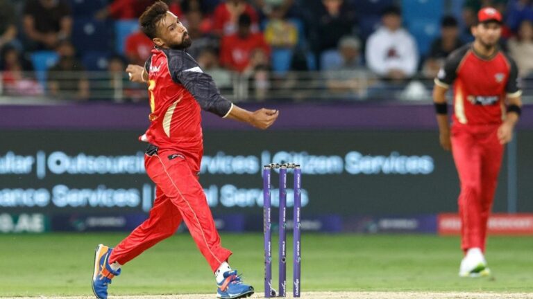 Mohammad Amir, Sherfane Rutherford shine in Desert Vipers’ thrilling win over MI Emirates