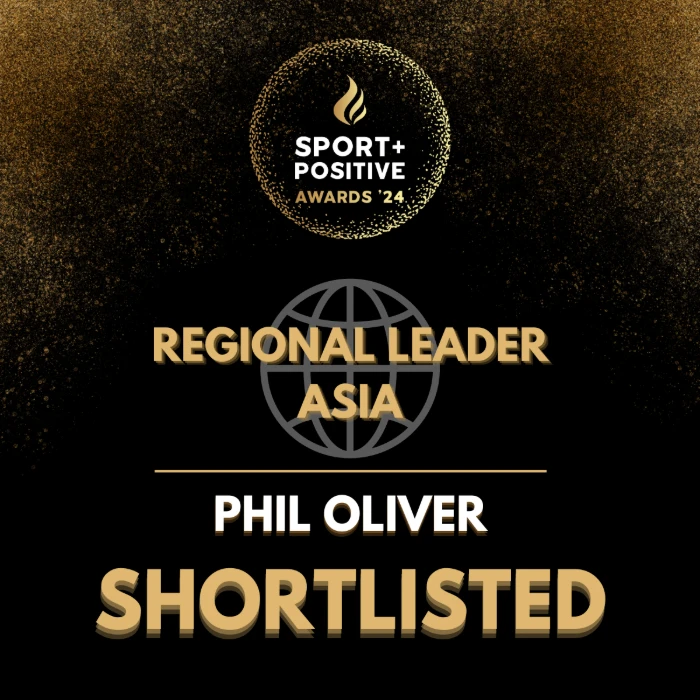 Sport Positive Awards – Phil Oliver – Regional Leader_ Asia
