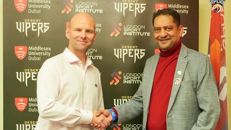 Vipers establish partnership with Middlesex University Dubai
