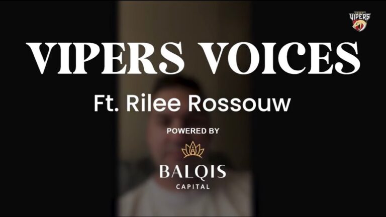 Vipers Voices: Rilee Rossouw on the challenge ahead in GSL 2026