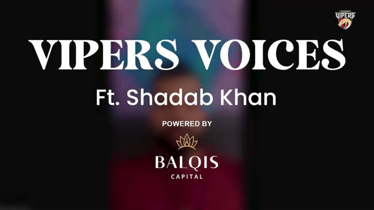 Vipers Voices: Shadab Khan on leading the Vipers in GSL 2026